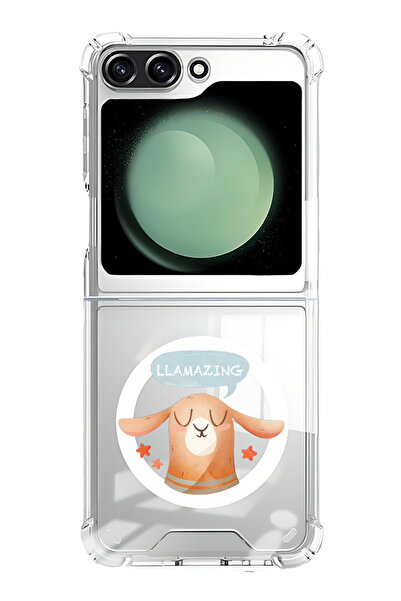 Theodor Case for Samsung Galaxy Z Flip 5 Compatible with MagSafe, Shockproof ...
