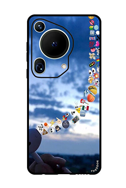 Theodor جراب واقٍ مضاد للخدش والصدمات لهاتف هواوي بيورا 70 ألترا هاند فري