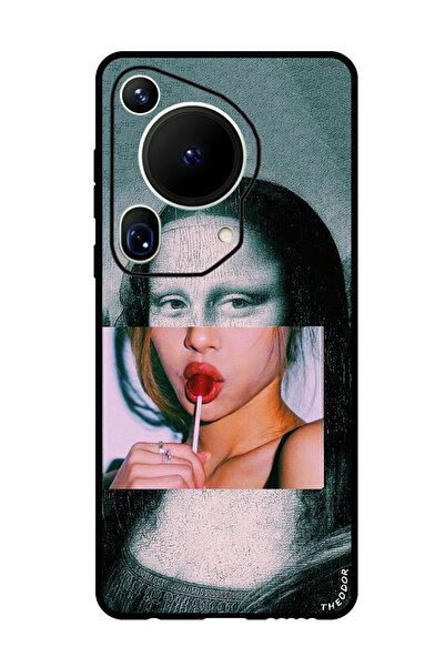 Theodor جراب واقٍ مضاد للخدش والصدمات لهاتف هواوي بيورا 70 ألترا موناليزا 2