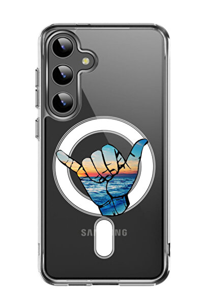 Theodor غلاف لهاتف Samsung Galaxy S24 مقاس 6.2 بوصة متوافق مع MagSafe، غطاء م...