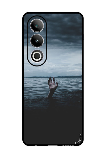 Theodor جراب واقٍ مضاد للخدش والصدمات لهاتف OnePlus Ace 3V water_hand_sea