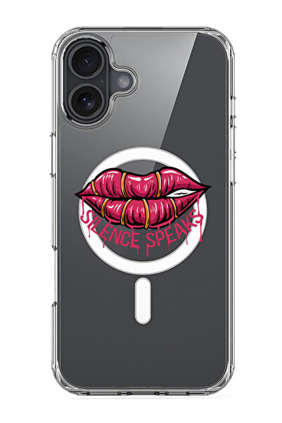 Theodor جراب ماج سيف لهاتف آيفون 16 متوافق مع غطاء ممتص الصدمات للهاتف - سايلنس سبيكس