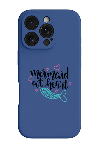 Theodor غطاء حماية سيليكون سائل مقاوم للصدمات لجهاز iPhone 16 Pro باللون الأز...