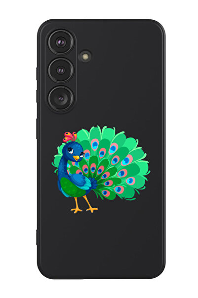 Theodor غطاء حماية سيليكون سائل مقاوم للصدمات لهاتف سامسونج جالاكسي S24 بلس (أسود) - بيكوك