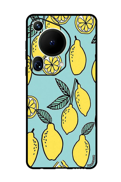 Theodor جراب واقٍ مضاد للخدش والصدمات لهاتف هواوي بيورا 70 ألترا - ليموني فيروزي