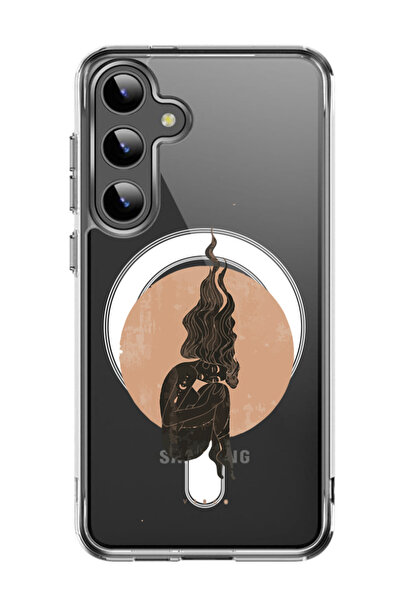 Theodor غلاف لهاتف Samsung Galaxy S24 متوافق مع MagSafe، غطاء ممتص للصدمات مق...