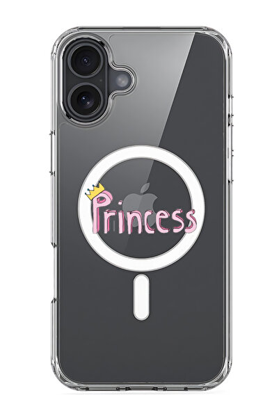 Theodor جراب ماج سيف متوافق مع آيفون 16، غطاء ممتص للصدمات للهاتف - برينسيس