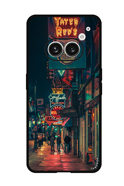 Theodor جراب واقٍ مضاد للخدش والصدمات لهاتف Nothing Phone (2a) Night Market
