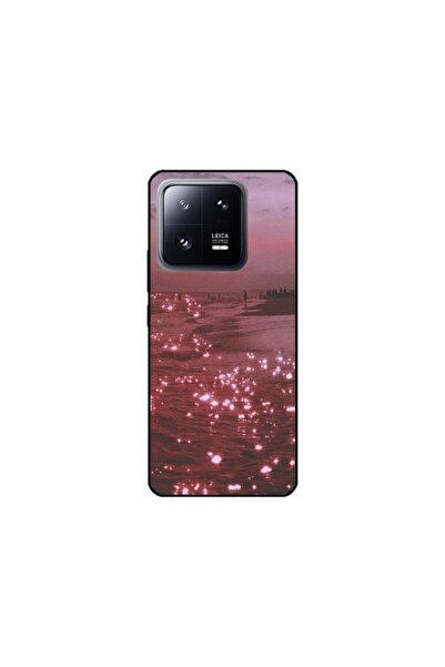 Atlas Husa personalizata si Folie de Silicon pentru Xiaomi 13 Pro, Pink Sky, ...
