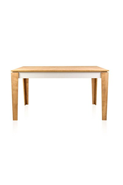 Just Home Sefton Masa - Safir Meşe / Beyaz - 75x80x140 cm