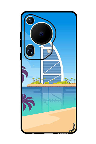 Theodor غطاء حماية مضاد للخدش والصدمات لهاتف هواوي بيورا 70 ألترا تاور (توضيح)