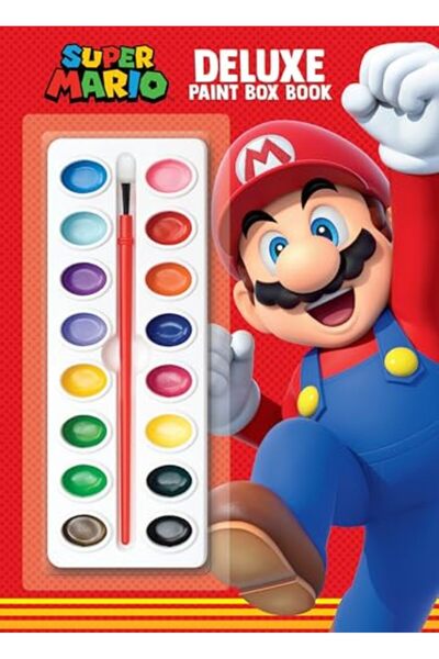 Random House Books for Young Readers Super Mario Deluxe Paint Box Book Nintendo