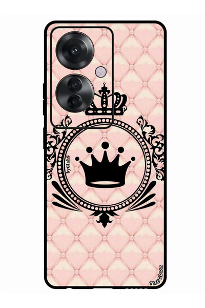 Theodor جراب واقٍ مضاد للخدش والصدمات لهاتف Oppo F25 Pro بتصميم تاج الأميرة