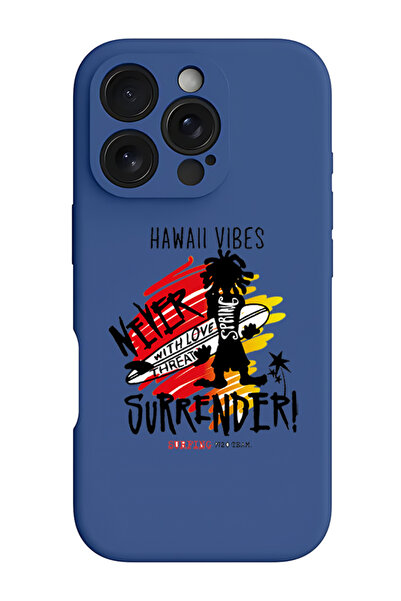 Theodor غطاء حماية سيليكون سائل مقاوم للصدمات لجهاز iPhone 16 Pro أزرق - هاوا...