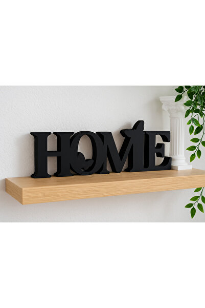 inovatif dekor "HOME" Yazılı Dekoratif Biblo 25 X 8