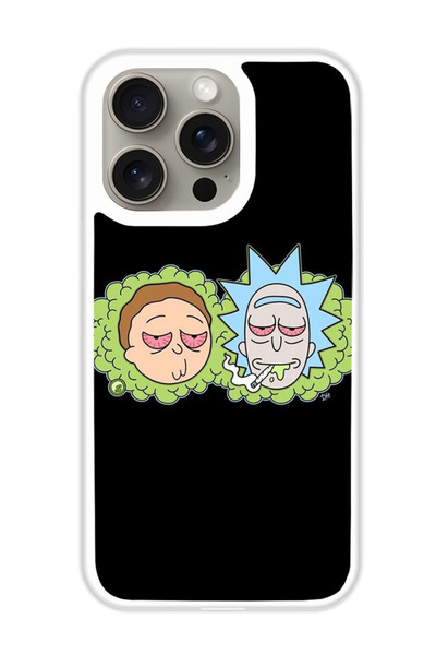 Theodor غطاء حماية لجهاز أبل آيفون 15 برو ماكس ريك ريد آيز (واقي أبيض)