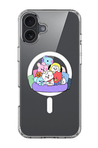 Theodor جراب Magsafe متوافق مع iPhone 16، غطاء ممتص للصدمات للهاتف - حيوانات ...