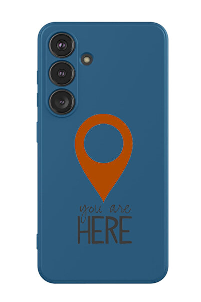 Theodor غطاء حماية سيليكون سائل مقاوم للصدمات لهاتف سامسونج جالاكسي S24 (أزرق...