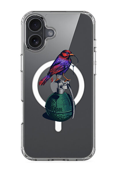 Theodor جراب ماج سيف متوافق مع آيفون 16، غطاء ممتص للصدمات مقاوم للصدمات - طا...