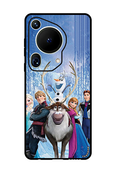 Theodor جراب واقٍ مضاد للخدش والصدمات لهاتف هواوي بيورا 70 ألترا آنا إلسا آيس