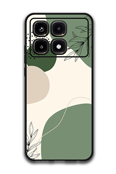 Theodor جراب واقٍ مضاد للخدش والصدمات لهاتف Xiaomi Redmi K70 Ultra، أوراق الشجر