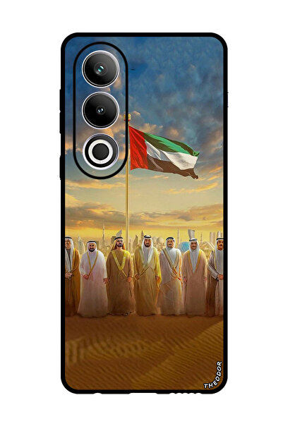 Theodor غطاء حماية مضاد للخدش والصدمات لهاتف OnePlus Ace 3V، علم الإمارات الع...