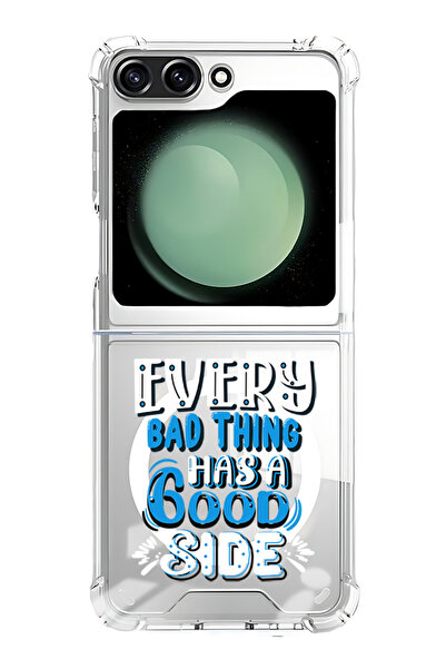 Theodor غلاف لهاتف Samsung Galaxy Z Flip 5 متوافق مع MagSafe، جراب مقاوم للصد...