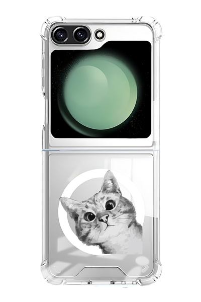 Theodor Case for Samsung Galaxy Z Flip 5 Compatible with MagSafe, Shockproof ...