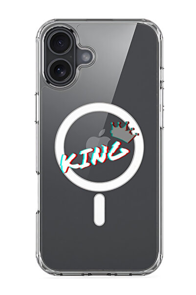 Theodor جراب ماج سيف متوافق مع آيفون 16، غطاء ممتص للصدمات مقاوم للصدمات - كينج