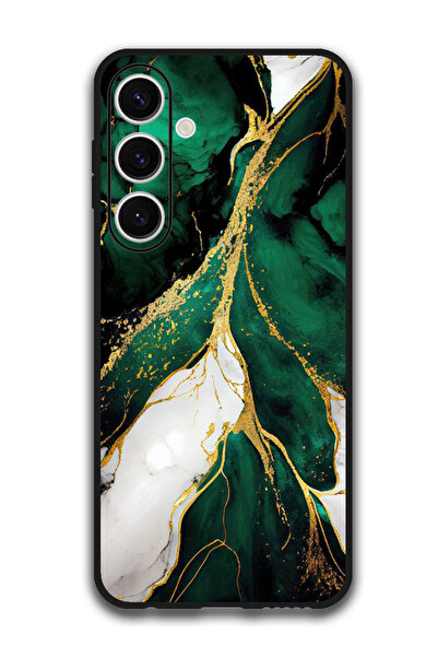 Theodor جراب واقٍ مضاد للخدش والصدمات لهاتف Samsung Galaxy S24 FE بملمس رخامي...