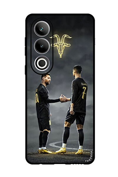 Theodor جراب واقٍ مضاد للخدش والصدمات لهاتف OnePlus Ace 3V ميسي رونالدو الماعز