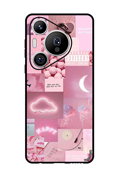 Theodor جراب واقٍ مضاد للخدش والصدمات لهاتف هواوي بيورا 70 بتصميم عشوائي