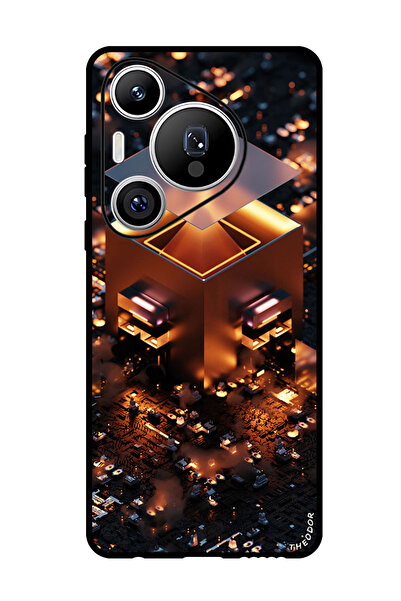 Theodor جراب حماية لهاتف هواوي بيورا 70 برو بلس figure_construction_glow