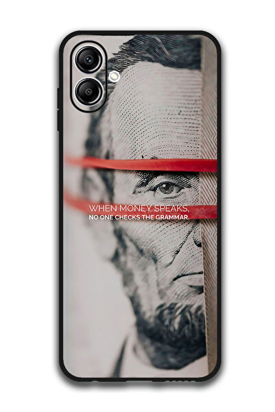 Theodor جراب واقٍ مضاد للخدش والصدمات لهاتف Samsung Galaxy A06 عندما يتحدث المال