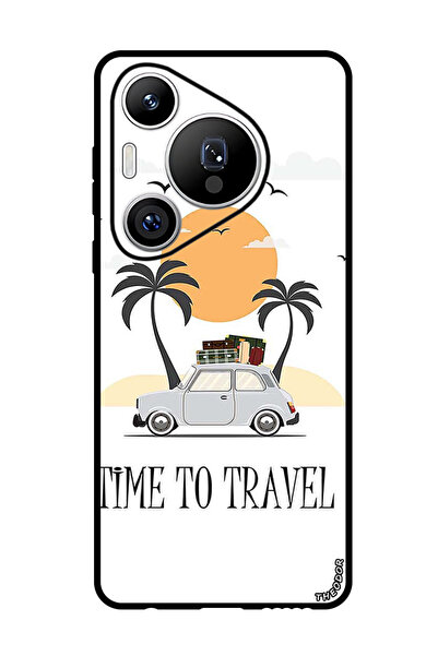 Theodor غطاء حماية مضاد للخدش والصدمات لهاتف هواوي بيورا 70 برو - وقت السفر