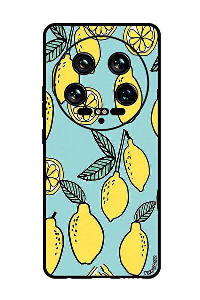 Theodor جراب واقٍ مضاد للخدش والصدمات لهاتف Xiaomi 14 Ultra باللون الليموني ا...