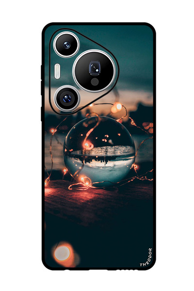 Theodor جراب واقٍ مضاد للخدش والصدمات لهاتف هواوي بيورا 70 برو بلس ball_garl&...