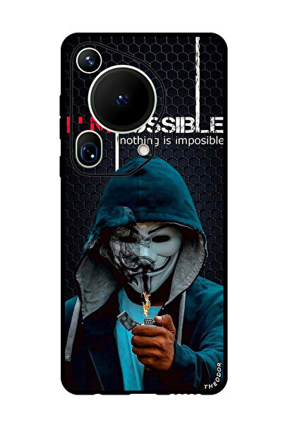 Theodor جراب واقٍ مضاد للخدش والصدمات لهاتف هواوي بيورا 70 ألترا، لا شيء مستحيل