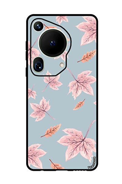 Theodor جراب واقٍ مضاد للخدش والصدمات لهاتف هواوي بيورا 70 ألترا، أوراق الخريف