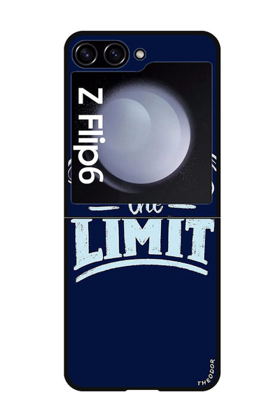 Theodor جراب واقٍ مضاد للخدش والصدمات لهاتف Samsung Galaxy Z Flip 6، السماء ه...