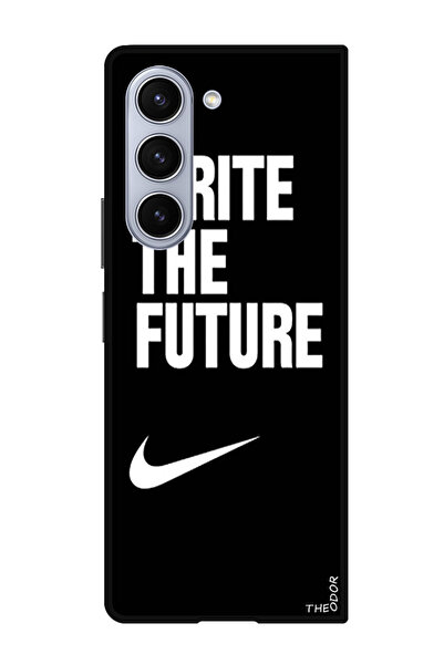 Theodor جراب واقٍ مضاد للخدش والصدمات لهاتف Samsung Galaxy Z Fold 6 اكتب المس...