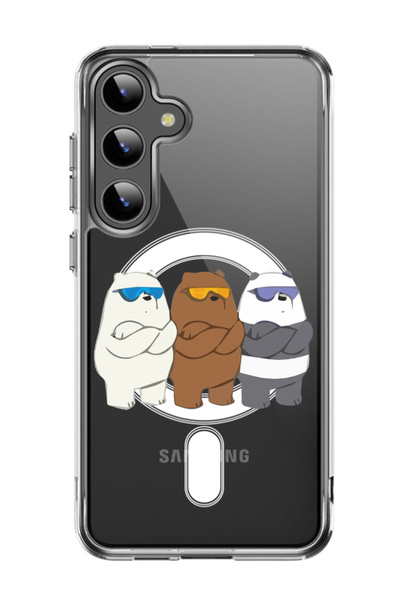 Theodor غلاف لهاتف Samsung Galaxy S24 متوافق مع MagSafe، غطاء ممتص للصدمات وم...