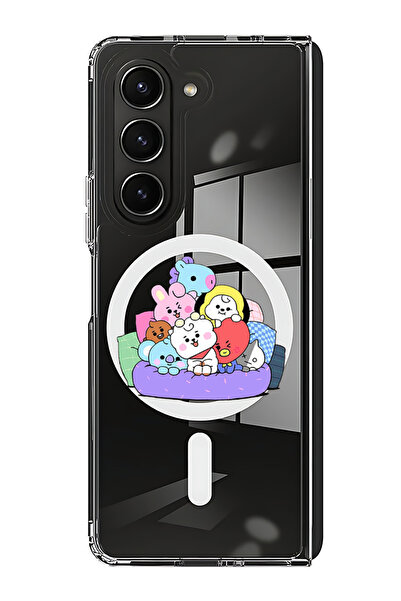 Theodor غلاف لهاتف Samsung Galaxy Z Fold 5 متوافق مع MagSafe، غطاء ممتص للصدم...