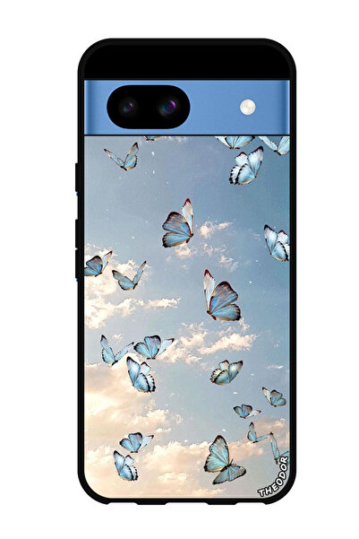 Theodor جراب واقٍ مضاد للخدش والصدمات لهاتف Google Pixel 8a ولكن في السماء