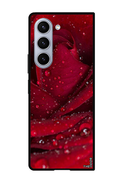 Theodor جراب واقٍ مضاد للخدش والصدمات لهاتف Samsung Galaxy Z Fold 6 - بتلات و...