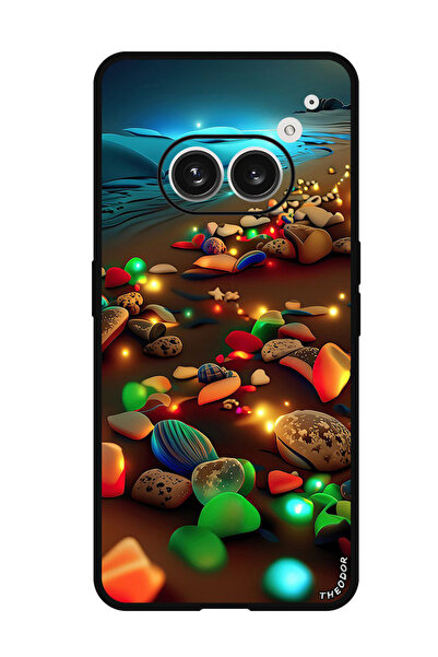 Theodor جراب واقٍ مضاد للخدش والصدمات لهاتف Nothing Phone (2a) Glowing Stones 1