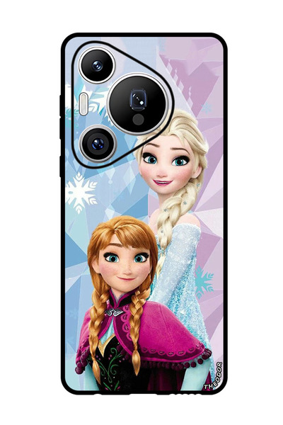 Theodor جراب واقٍ مضاد للخدش والصدمات لهاتف هواوي بيورا 70 برو بلس آنا إلسا 3