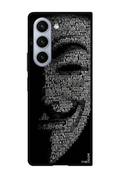 Theodor جراب حماية لهاتف Samsung Galaxy Z Fold 6 قناع نصف وجه الجوكر