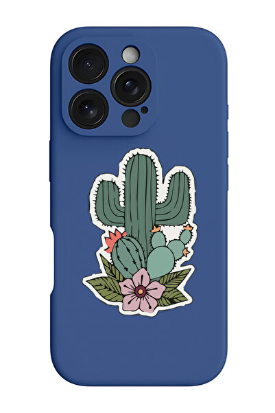 Theodor غطاء حماية سيليكون سائل مقاوم للصدمات لجهاز iPhone 16 Pro Max أزرق - ...