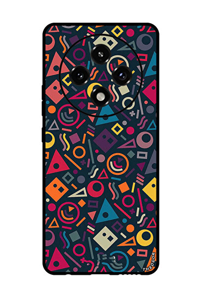 Theodor جراب واقٍ مضاد للخدش والصدمات لهاتف Oppo A3 Pro بتصميم رسومات خربشات